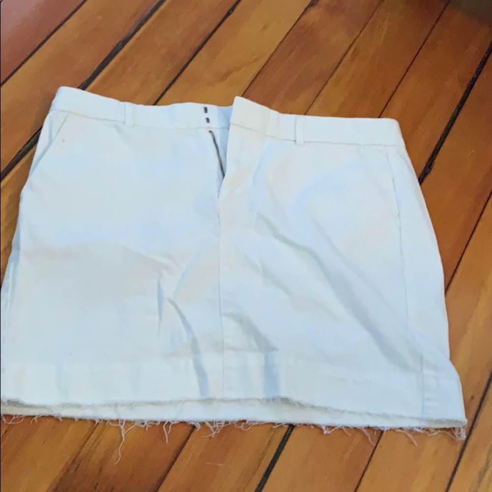White skirt